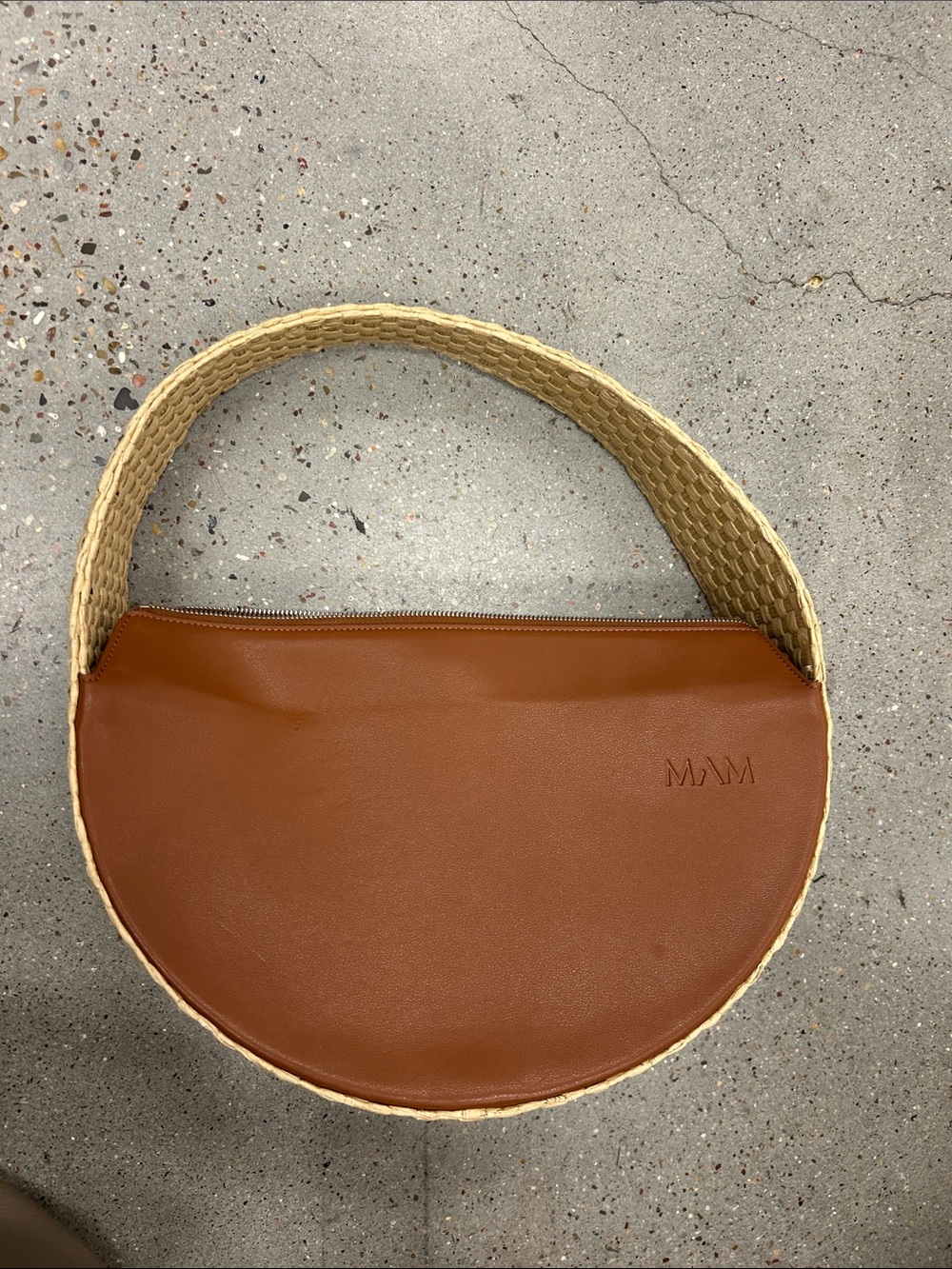 MAM RAFFIA ROUND medium BAG - Picture 3 of 3